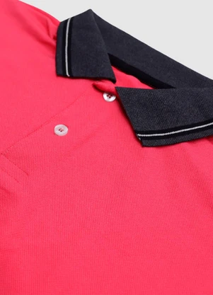 Yends Fashion - Camisa Gola Polo Masculina Piquet Premium Verm - YENDS FASHION
