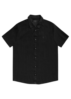 Diametro - Camisa Masculina Manga Curta Preto - DIAMETRO