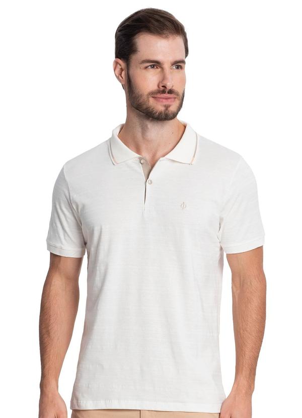 Diametro - Camisa Meia Malha Masculina Bege