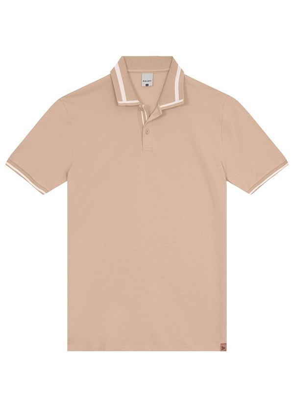 Malwee - Camisa Nude Polo em Piquet Stretch 3