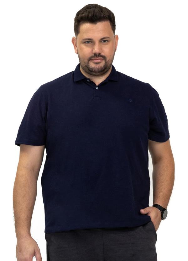 Diametro - Camisa Piquet Masculina Azul
