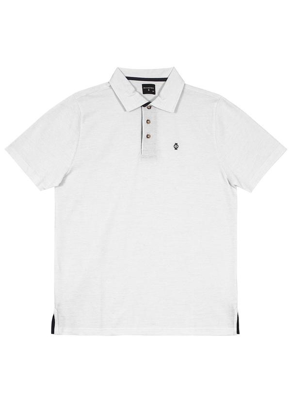 Diametro - Camisa Piquet Masculina Branco
