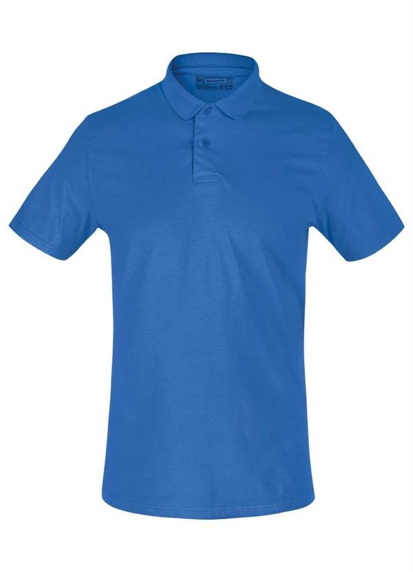 Basicamente - Camisa Polo Azul Basicamente 5