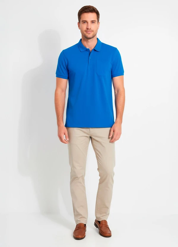 - Camisa Polo Azul 3