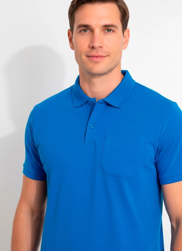 - Camisa Polo Azul 4