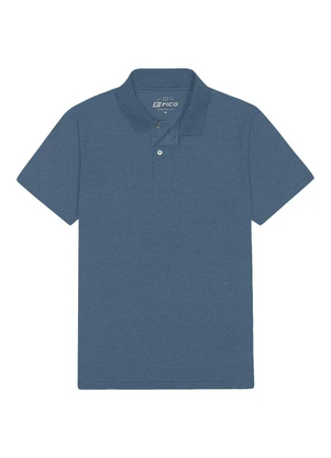 Fico - Camisa Polo Básica de Mangas Curtas Azul - FICO