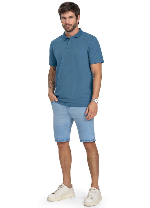 Diametro - Camisa Polo Básica Masculina Azul 2