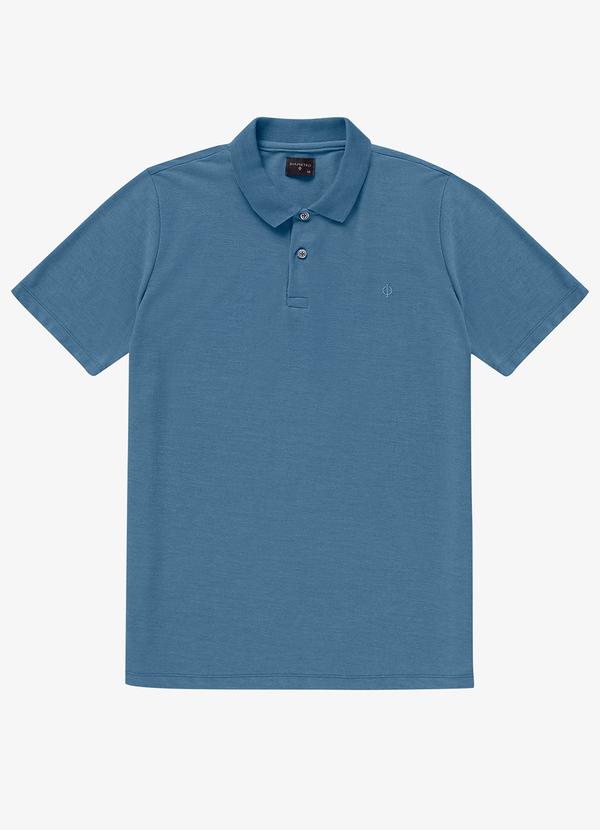Diametro - Camisa Polo Básica Masculina Azul 3