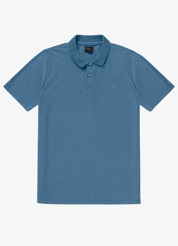 Diametro - Camisa Polo Básica Masculina Azul 3