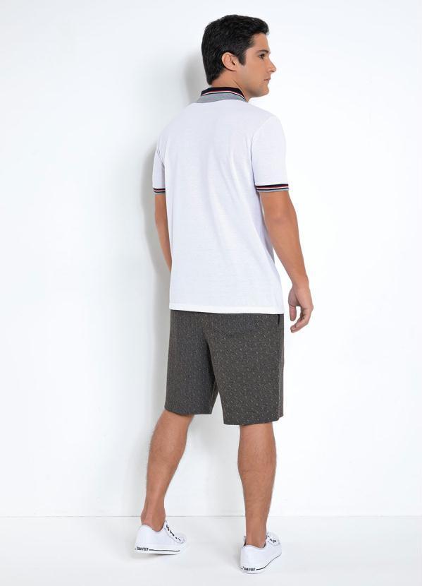 Cia Gota - Camisa Polo Branca com Bolso Cia Gota 4