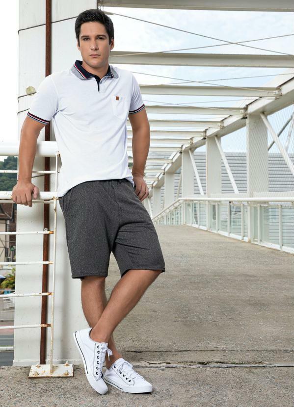 Cia Gota - Camisa Polo Branca com Bolso Cia Gota 5