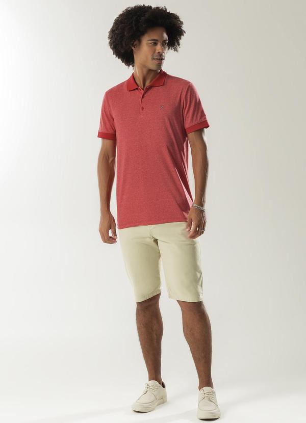 Exco - Camisa Polo com Dealhe de Bordado Vermelho 2