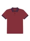 Fico - Camisa Polo com Retilínea Vermelho - variação: Vermelho