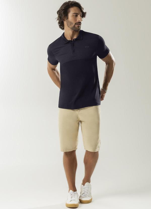 Exco - Camisa Polo Comfort Básica Preta 2