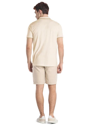 Aurus - Camisa Polo Comfort Bege - AURUS