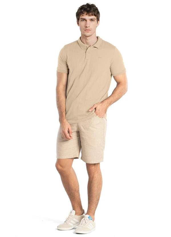 Aurus - Camisa Polo Comfort Bege 2