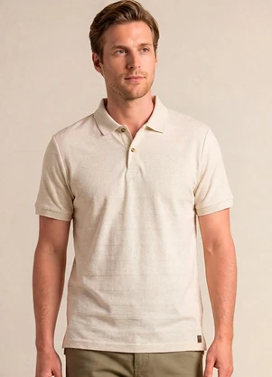 Aurus - Camisa Polo Comfort Bege - AURUS