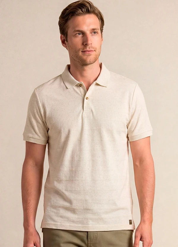 Aurus - Camisa Polo Comfort Bege