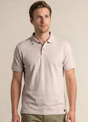 Aurus - Camisa Polo Comfort Bege - AURUS