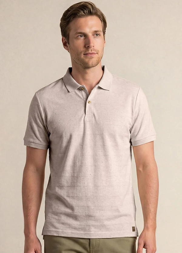 Aurus - Camisa Polo Comfort Bege