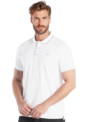 Aurus - Camisa Polo Comfort Branco - AURUS
