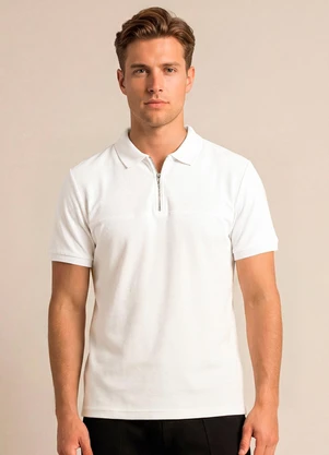 Aurus - Camisa Polo Comfort Branco - AURUS