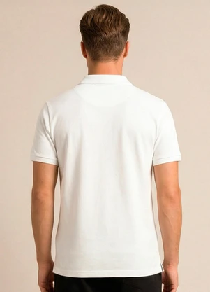 Aurus - Camisa Polo Comfort Branco - AURUS