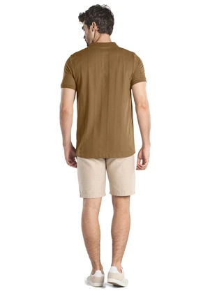 Aurus - Camisa Polo Comfort Marrom - AURUS