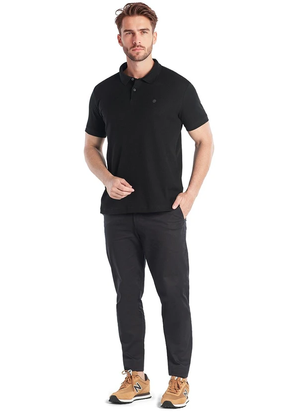 Aurus - Camisa Polo Comfort Preto 3