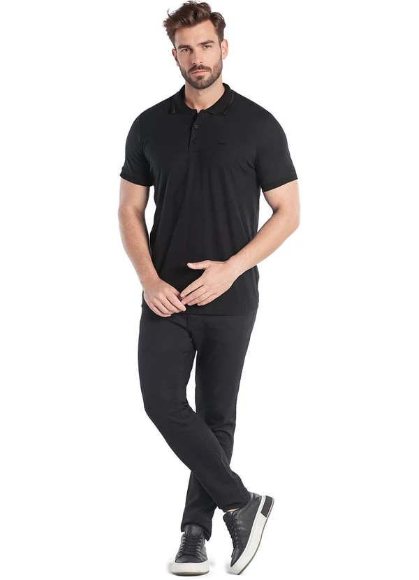 Aurus - Camisa Polo Comfort Preto 3