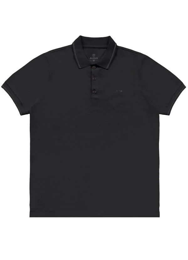 Aurus - Camisa Polo Comfort Preto 5