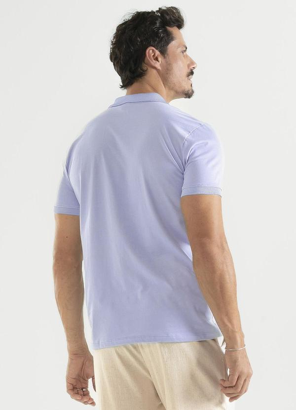 Exco - Camisa Polo em Algodão Azul Claro 2