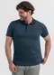 Exco - Camisa Polo em Algodão Azul Escuro - variação: Azul Escuro