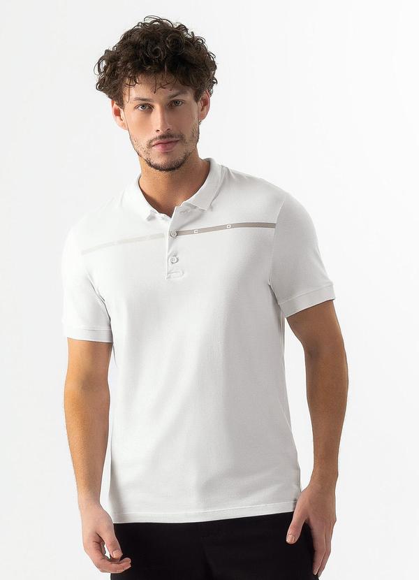 Exco - Camisa Polo em Algodão Branco