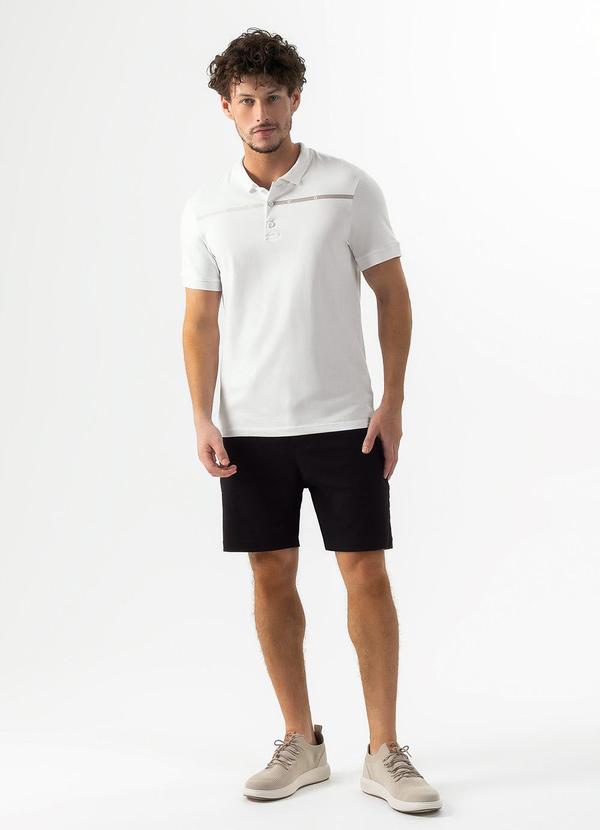 Exco - Camisa Polo em Algodão Branco 4