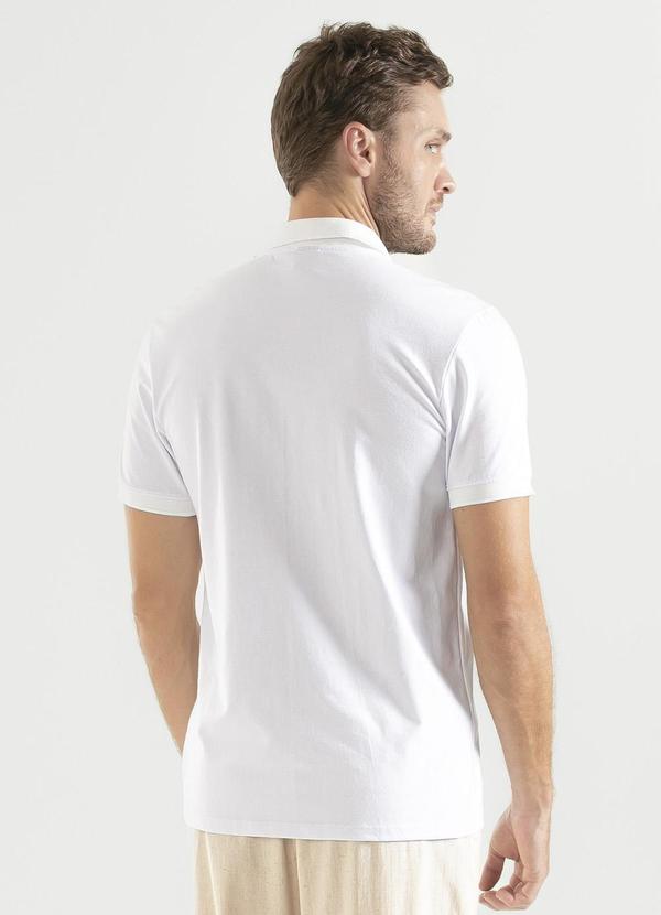Exco - Camisa Polo em Algodão Branco 2