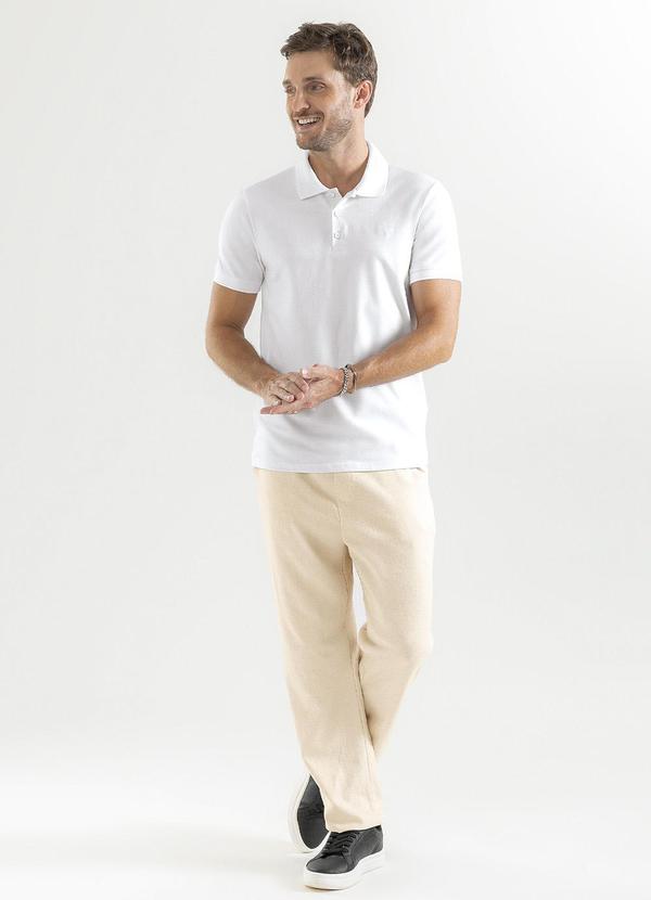 Exco - Camisa Polo em Algodão Branco 3