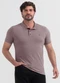 Exco - Camisa Polo em Algodão Amarelo Médio - variação: Lilás