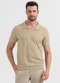 Exco - Camisa Polo em Algodão Marrom Claro - variação: Marrom Claro