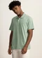 Fico - Camisa Polo em Algodão Penteado Amarelo - variação: Verde