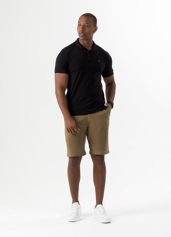 Exco - Camisa Polo em Algodão Preto 4