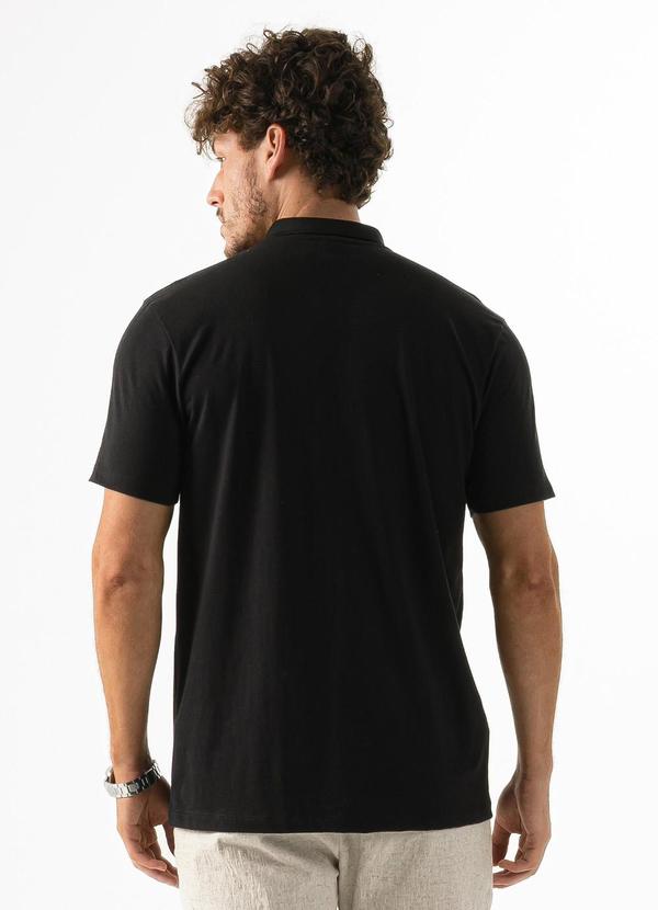 Exco - Camisa Polo em Algodão Preto 2