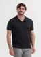 Exco - Camisa Polo em Algodão Marrom Claro - variação: Preto