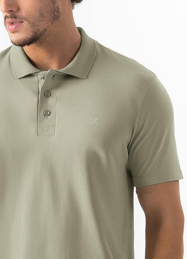 Exco - Camisa Polo em Algodão Verde 3