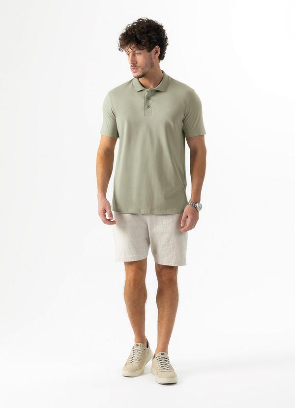 Exco - Camisa Polo em Algodão Verde 4