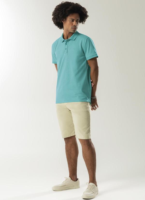 Exco - Camisa Polo em Malha com Bordado Verde 2