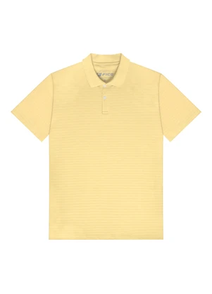 Fico - Camisa Polo em Malha de Algodão Amarelo - FICO