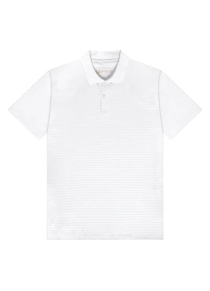 Fico - Camisa Polo em Malha de Algodão Branco - FICO