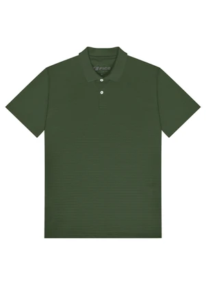 Fico - Camisa Polo em Malha de Algodão Verde - FICO