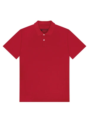 Fico - Camisa Polo em Malha de Algodão Vermelho - FICO